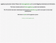 Tablet Screenshot of egghelp.org